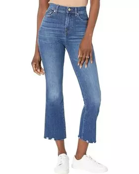 Джинсы 7 For All Mankind High-Waist Slim Kick in Slim Illusion Highline, цвет Slim Illusion Highline
