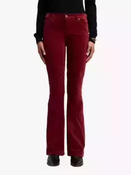 Джинсы 7 For All Mankind High Waist Ali Flared, красный
