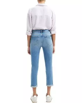 Джинсы 7 For All Mankind Josefina with Destroy in Fig Leaf, цвет Fig Leaf