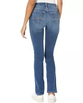 Джинсы 7 For All Mankind Kimmie Straight in Norton Blue, цвет Norton Blue