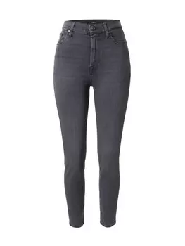 Джинсы 7 for all mankind Skinny Jeans, серый деним