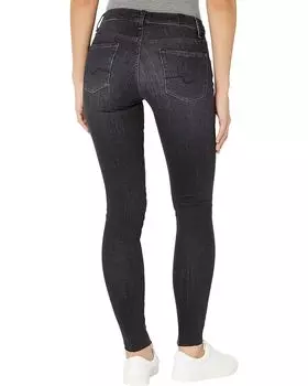 Джинсы 7 For All Mankind Slim Illusion High-Waisted Skinny in Savage, цвет Savage
