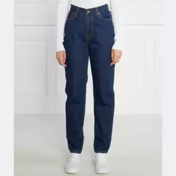 Джинсы 80-х, Mom Jean бегает по делам, мама в хорошей форме Levi'S, синий