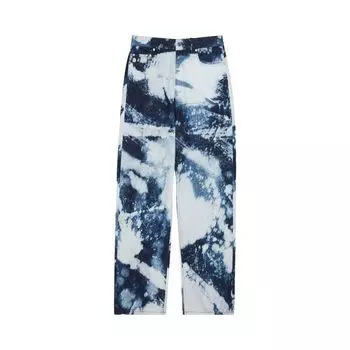 Джинсы A-Cold-Wall* Hand Bleached Wide Leg Jean Bleach Wash, синий