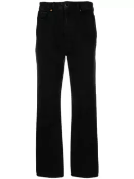 Джинсы Abigail прямого кроя KHAITE, черный