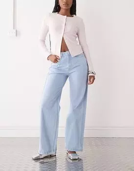 Джинсы Adidas Originals Premium Essentials светло-голубого цвета