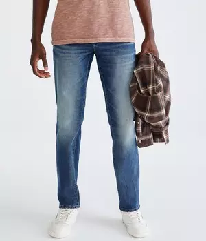 Джинсы Aeropostale Athletic Slim Premium Air, цвет Dk Wash