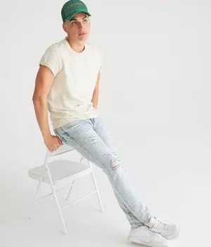 Джинсы Aeropostale Super Skinny Premium Air, цвет Light Wash