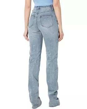 Джинсы AFRM Murphy Mid-Rise Straight Leg Boyfriend, цвет Vintage Blue Wash