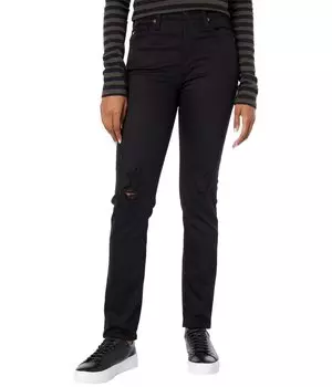 Джинсы AG Adriano Goldschmied, Alexxis High-Rise Vintage Slim Straight in Blackboard