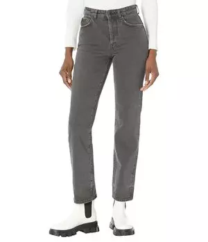 Джинсы AG Adriano Goldschmied, Alexxis Vintage High-Rise Straight in 90s Faded Black