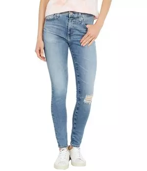 Джинсы AG Adriano Goldschmied, Farrah High-Rise Ankle Skinny in 15 Years Clairidge