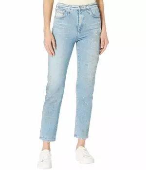 Джинсы AG Adriano Goldschmied, Phoebe Vintage High-Rise Taper Leg 19 Years Pueblo Painted