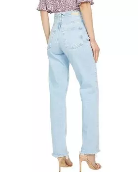 Джинсы AG Jeans Alexxis Vintage High-Rise Straight in Fame, цвет Fame