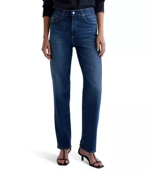 Джинсы AG Jeans Brinley Mid Rise Straight in 11 Years Memory, цвет 11 Years Memory