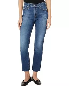 Джинсы AG Jeans Mari High Rise Slim Straight Crop in 14 Years Collector, цвет 14 Years Collector