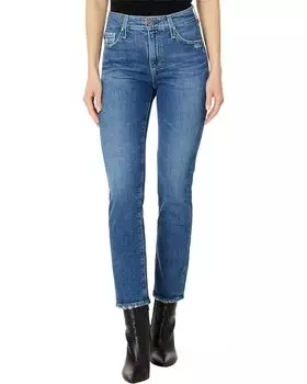 Джинсы AG Jeans Mari High Rise Slim Straight Crop in Alibi Destructed, цвет Alibi Destructed