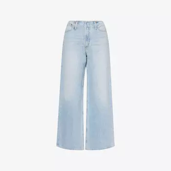 Джинсы Agolde с широкими штанинами, синий
