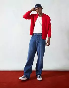 Джинсы Aiden мешковатые, темного цвета Tommy Jeans