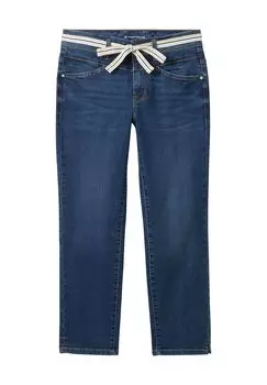Джинсы Alexa Cropped, пояс, боковые карманы, женские TOM TAILOR, цвет Mid Stone