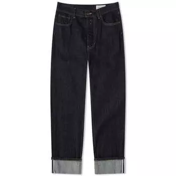 Джинсы Alexander Mcqueen Turn Up Jeans, цвет Indigo