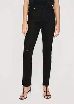 Джинсы Alexxis Slim Straight Leg в стиле Blackboard AG Jeans