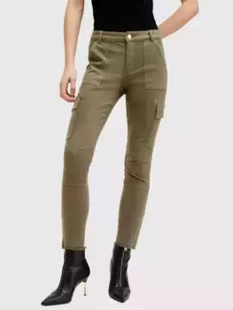 Джинсы AllSaints Duran Skinny Cargo, хаки