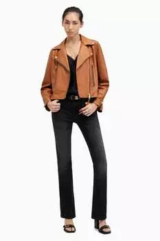 Джинсы Allsaints Haldan с расклешенными штанинами All Saints, черный