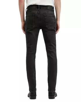 Джинсы ALLSAINTS Sid Regular Fit (Потертый черный)