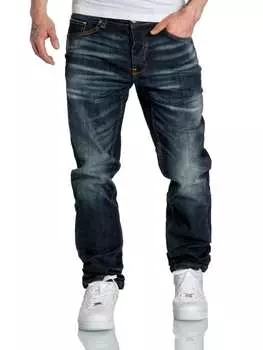 Джинсы Amaci&Sons, темно-синий