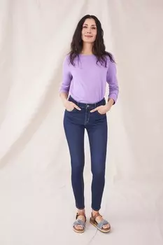 Джинсы Amelia облегающего кроя White Stuff, синий