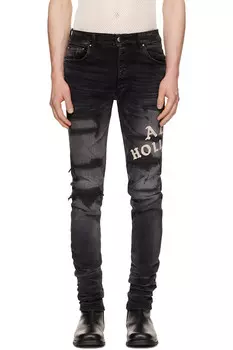 Джинсы Amiri Hollywood с ремонтом Amiri, черный