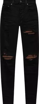 Джинсы Amiri MX1 Ultra Suede Jean 'Black', черный
