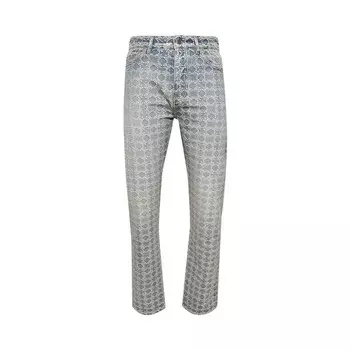 Джинсы Amiri Quad Straight Jean Antique Indigo, синий