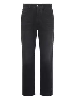 Джинсы AMIRI с эффектом потертостей, черный