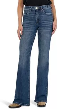 Джинсы Ana High-Rise Fab Ab Super Flare in Ennobled KUT from the Kloth, цвет Ennobled