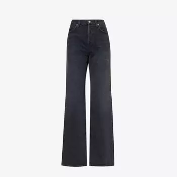 Джинсы Annina из органического денима с завышенной талией и бахромой Citizens Of Humanity, цвет prophecy