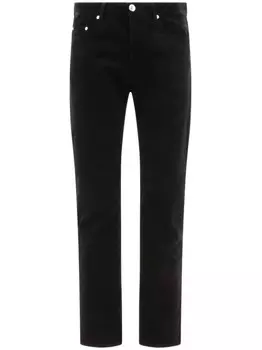 Джинсы APC средней посадки, облегающие A.P.C., черный