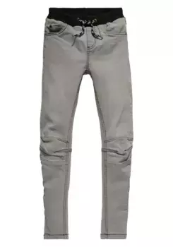 Джинсы "Аризона" без застежки "для мальчиков", узкие брючины, отлично отстирываются Arizona, серый