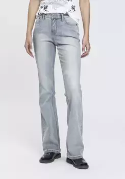 Джинсы Arizona Bootcut "Shaping", завышенная талия, цвет Bleached