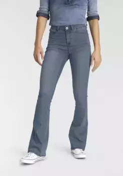 Джинсы Arizona Bootcut "Ultra Stretch", завышенная талия и моделирующие швы, синий