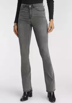 Джинсы Arizona Bootcut "Ultra Stretch", завышенная талия и моделирующие швы, серый