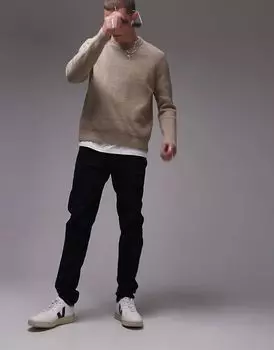 Джинсы ARKET Birch stretch slim fit темно-синего цвета