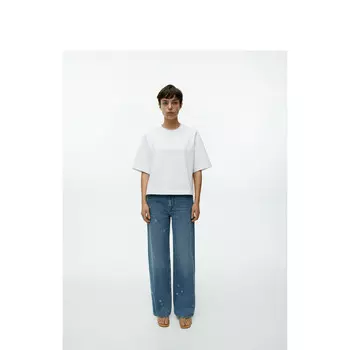 Джинсы Arket с высокой талией, темно-синий