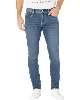 Джинсы Armani Exchange Slim Fit Five-Pocket, цвет Indigo Denim