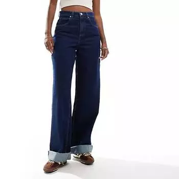 Джинсы Asos Design Loose Fit, темно-синий