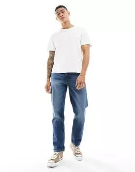 Джинсы Asos Design Straight Leg, синий