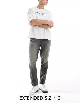 Джинсы Asos Desisgn Stretch Tapered, черный