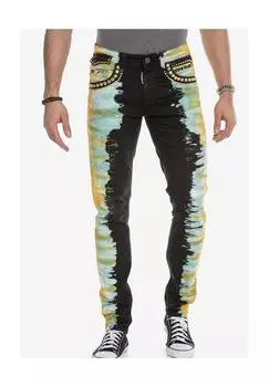 Джинсы экстравагантного вида CIPO & BAXX, желтый