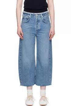 Джинсы Ayla с необработанным краем и укороченным низом Citizens Of Humanity, цвет telegraph